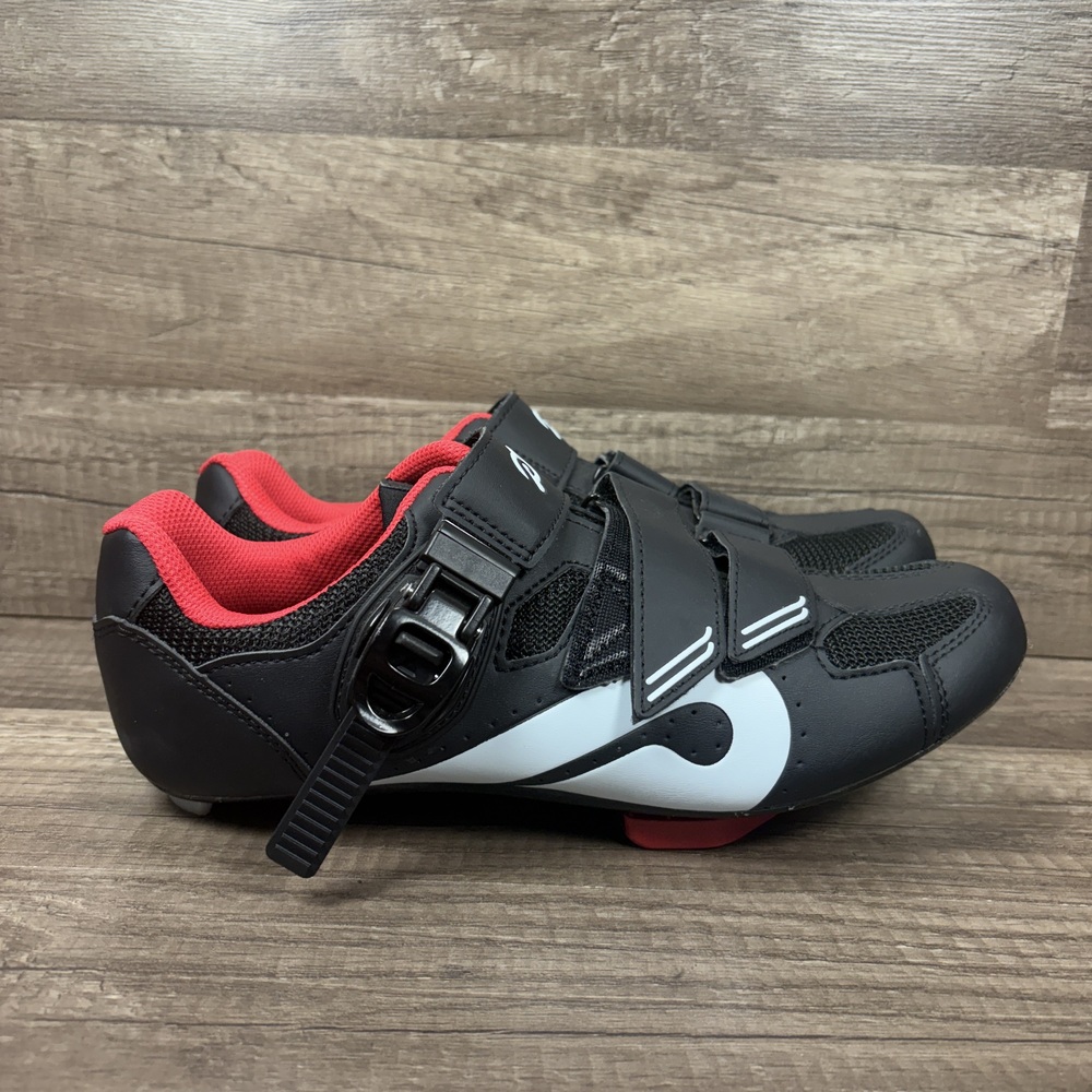 Peloton Cycling Shoes Black Red Womens US Size 10 EUR 41 PL-SH-B-41 Sneakers